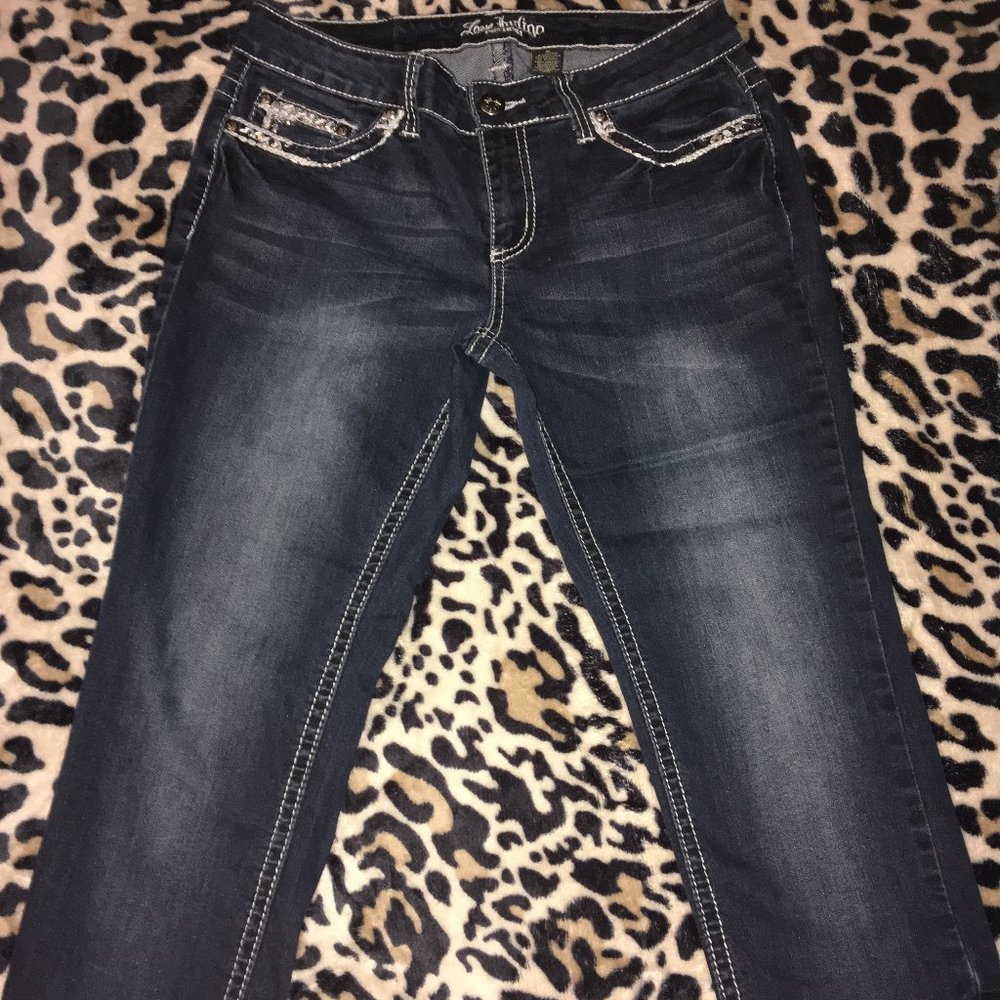NWOT Love Indigo Premium Cropped Jeans